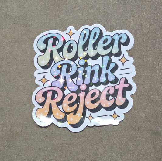 Roller Rink Reject Sticker