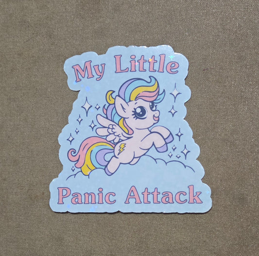 My Little Panic Attack Sticker