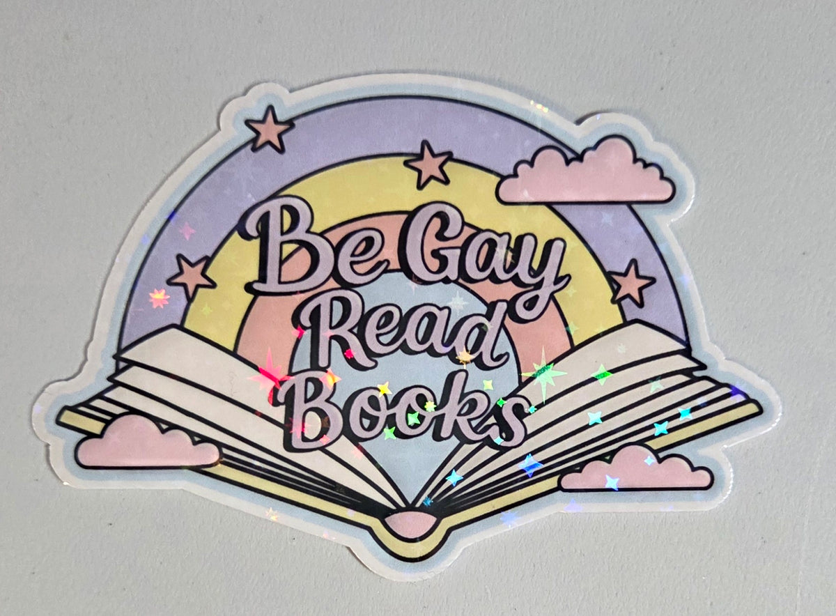 Be Gay Read Books Sticker
