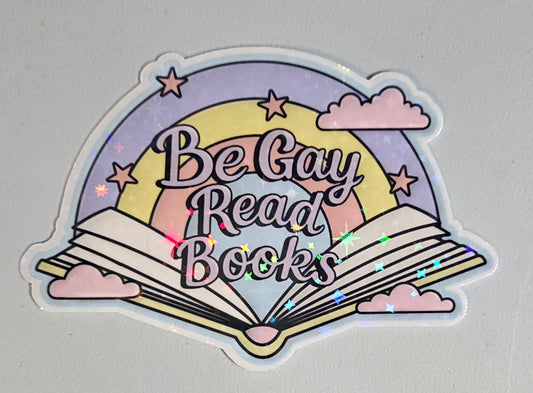 Be Gay Read Books Sticker