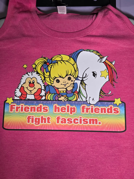 Friends Help Friends Fight Fascism Tank