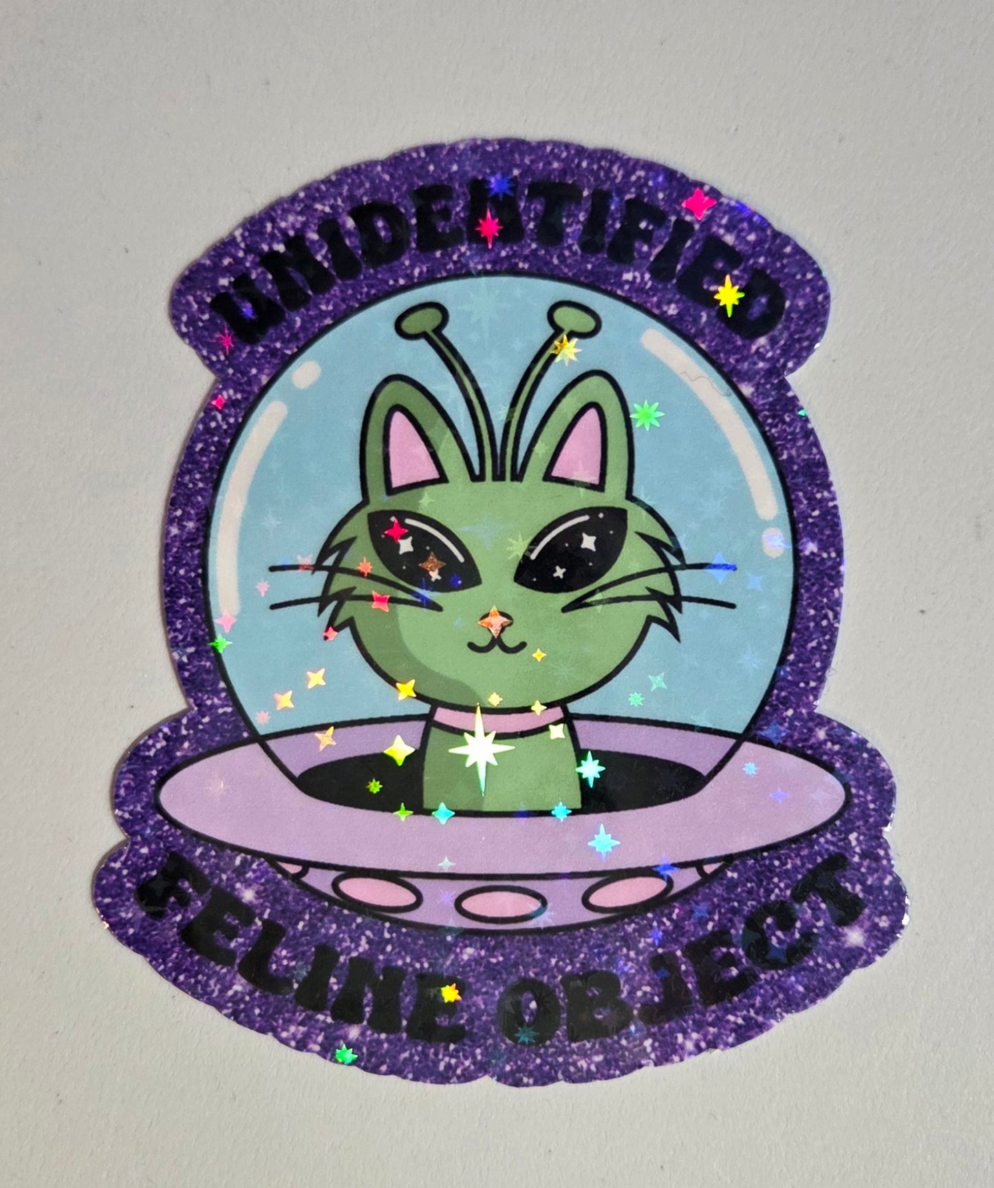 Unidentified Feline Object Sticker
