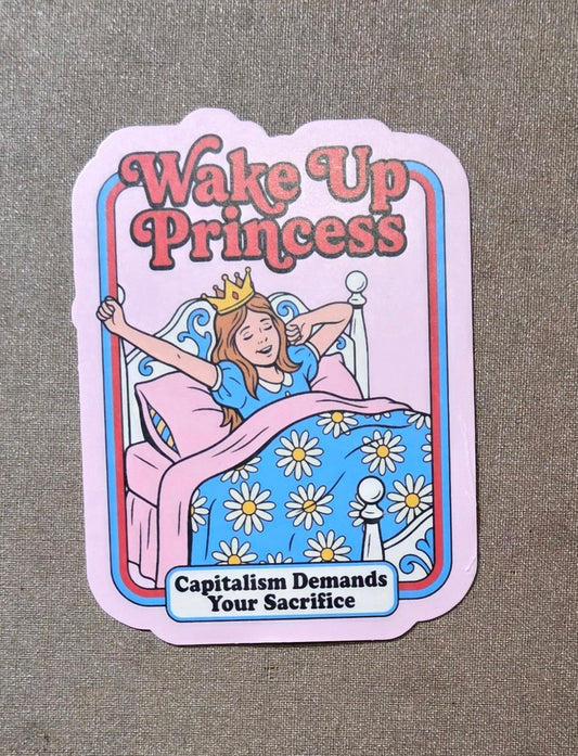 Wake Up Princess Sticker