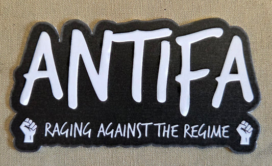 ANTIFA Raging Against the Regime Sticker