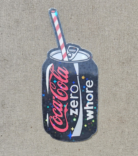 Coke Zero Whore Sticker