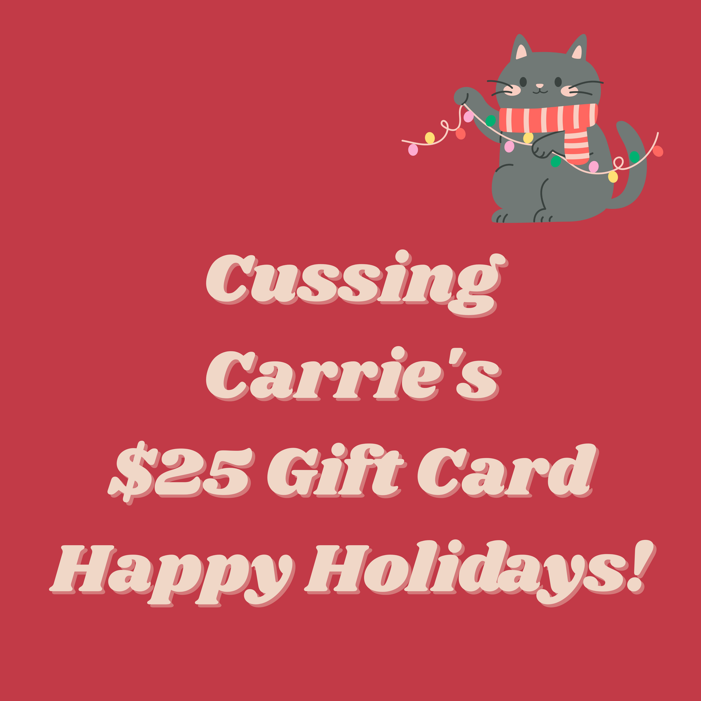 Cussing Carrie's Gift Card