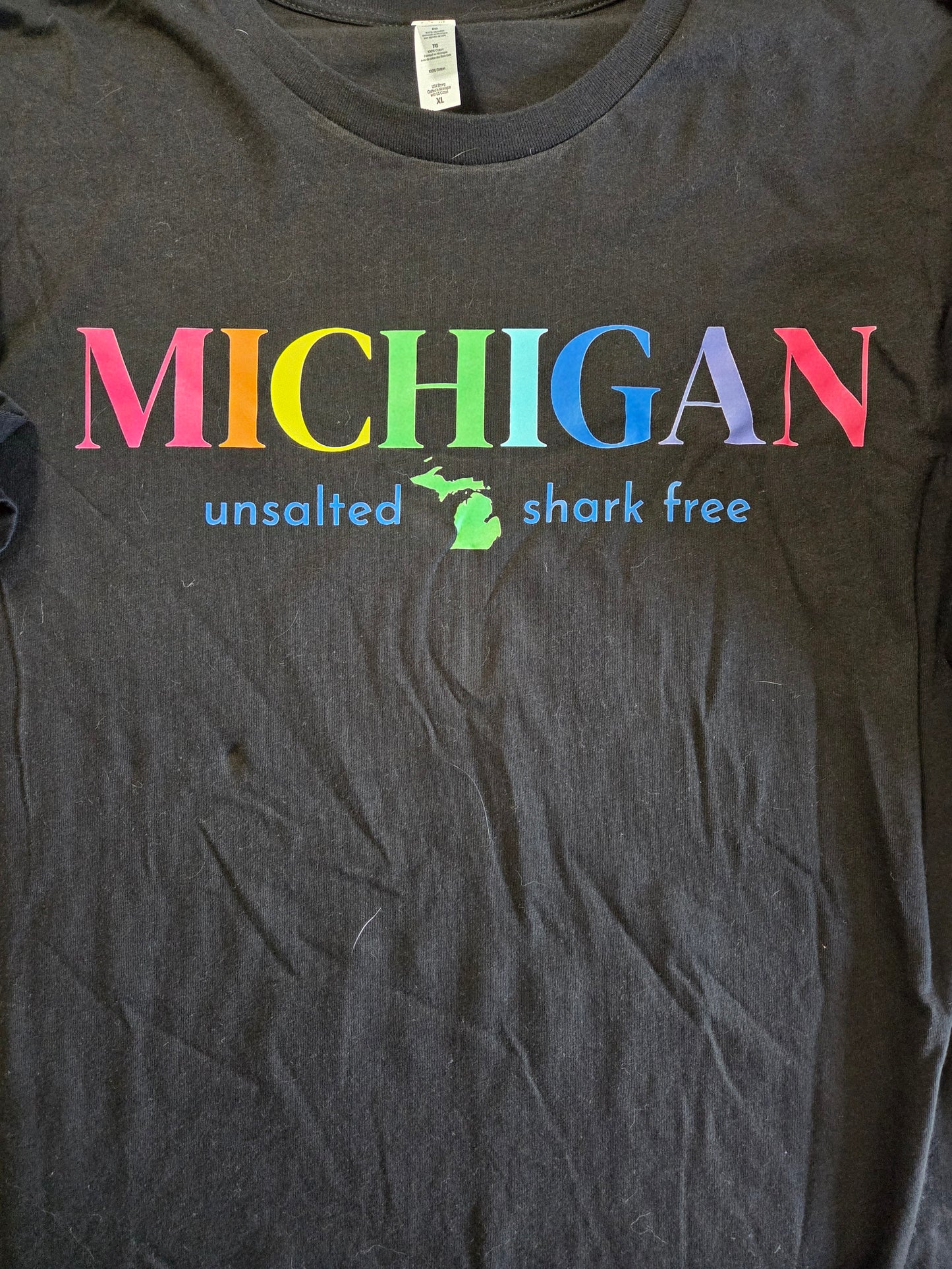 Michigan Unsalted Shark Free T-Shirt