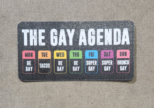 The Gay Agenda Sticker
