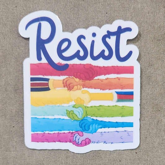 Sesame Street Resist Sticker