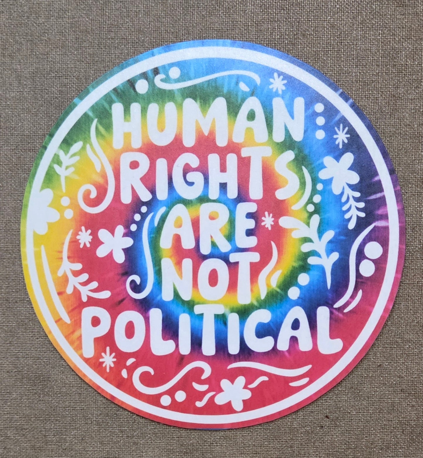 Human Rights Are Not Political Sticker