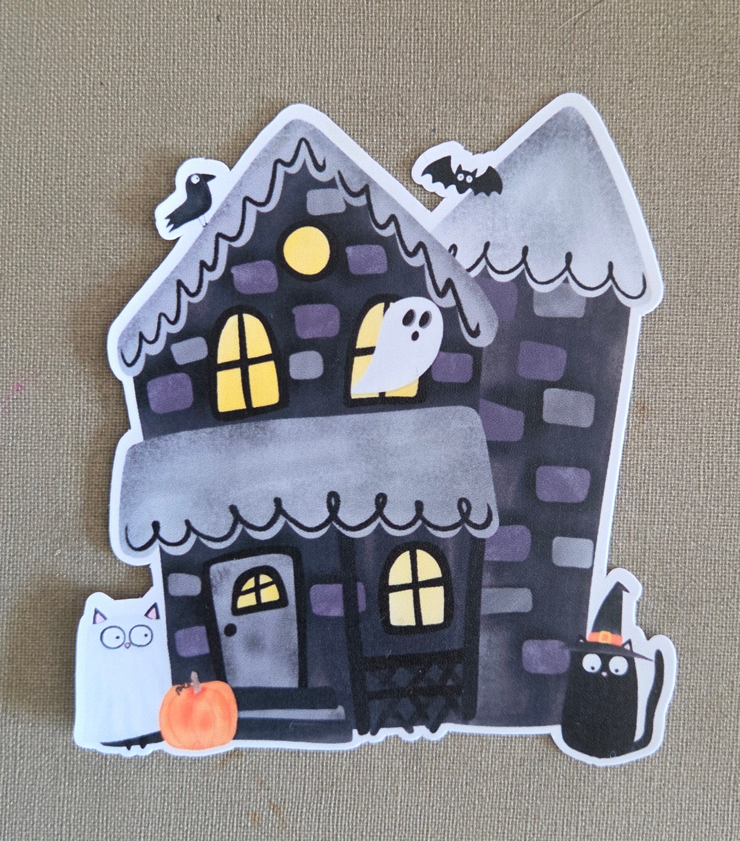 Haunted House Sticker