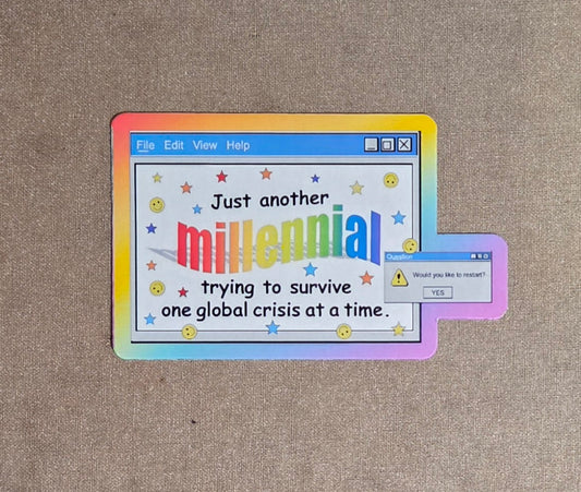 Just Another Millennial Sticker