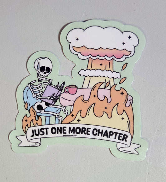 Just One More Chapter Sticker