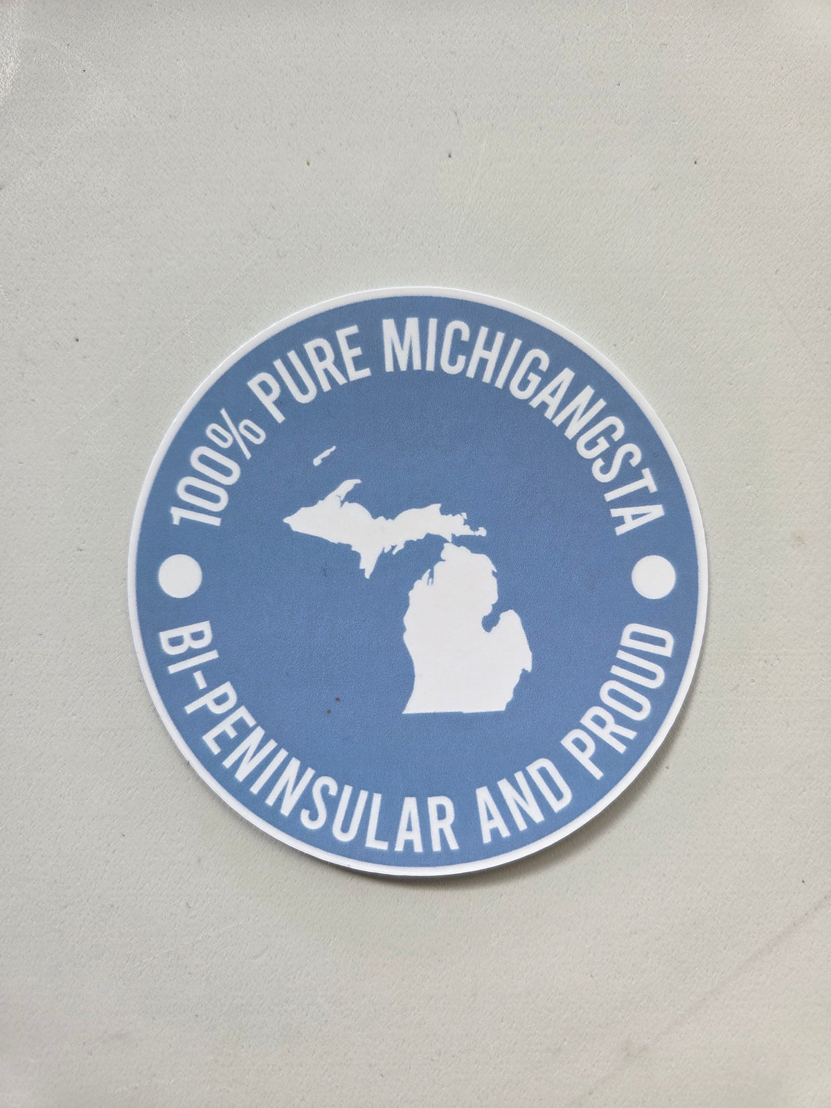 100% Pure Michigangsta Sticker