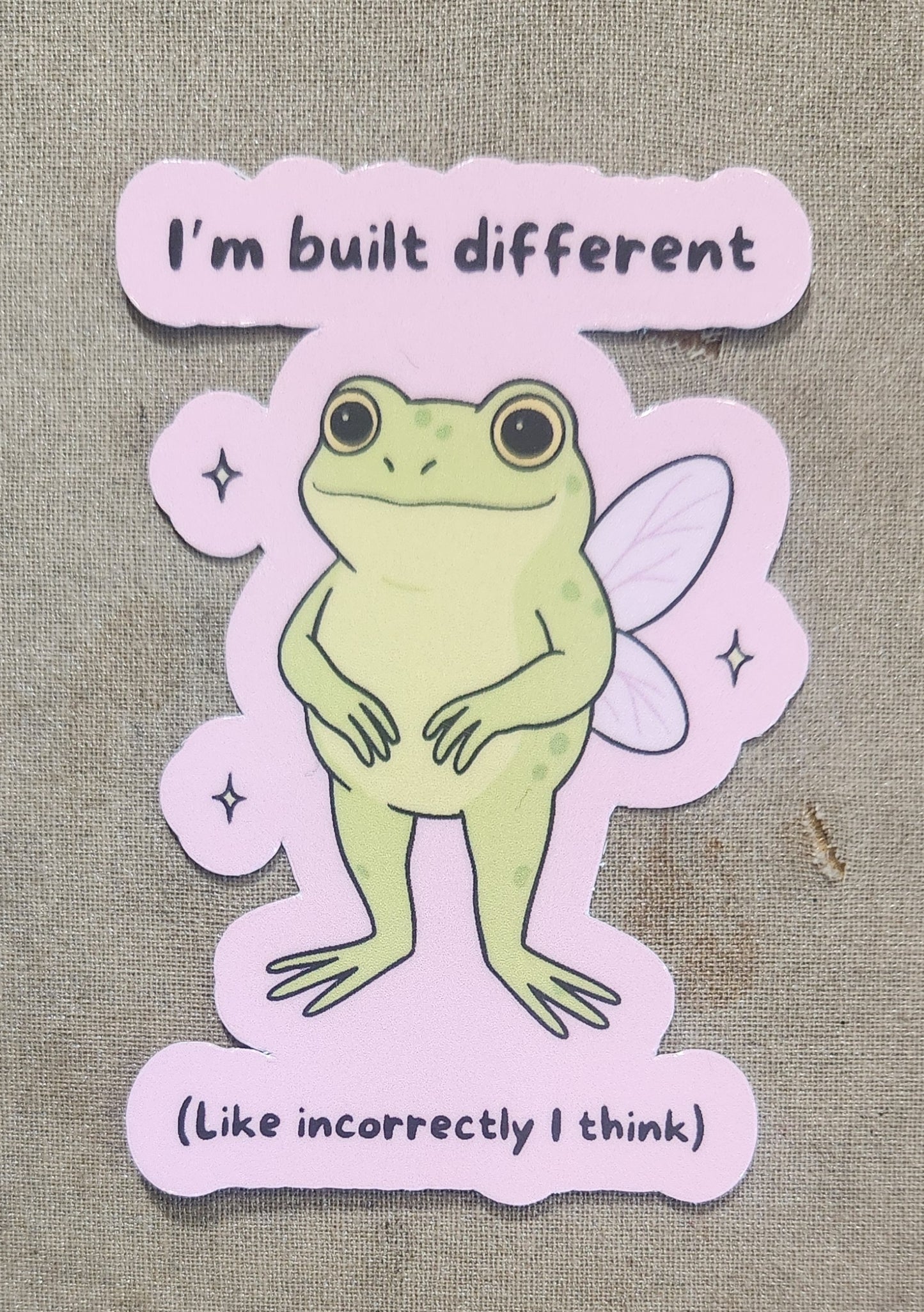 I'm Built Different Sticker